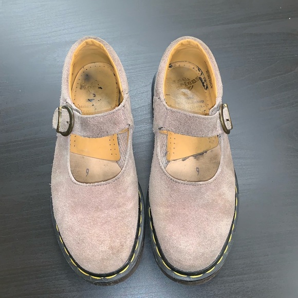 Dr. Martens Shoes - Vintage Dr. Martins Suede Mary Janes